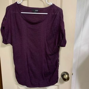Plum Knit Blouse
